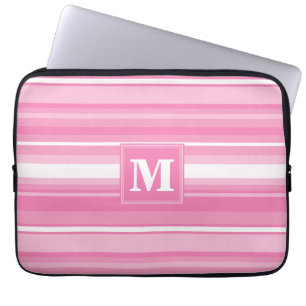 Monogram rosa rand laptop sleeve