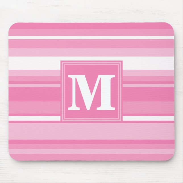 Monogram rosa rand musmatta (Framsidan)