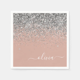 Monogram Rosa ros Guld Silver Pappersservett