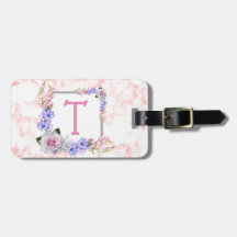 Monogram Rosa ros Marble