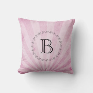 Monogram Rosa Sunray Kudde