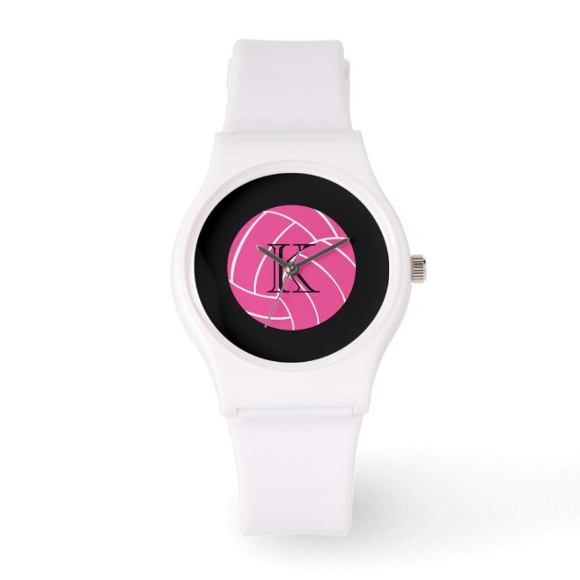 Monogram Rosa Volleyball Wrist Watch Armbandsur (Framsida)