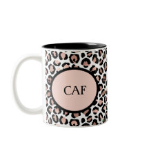 Monogram Roséguld Svart Leopardsmink Cheetah