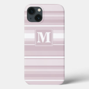 Monogram roskvartsränder Case-Mate iPhone-fodral