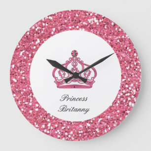 Monogram Royal Prinsessan Juvelvägg Clock Stor Klocka