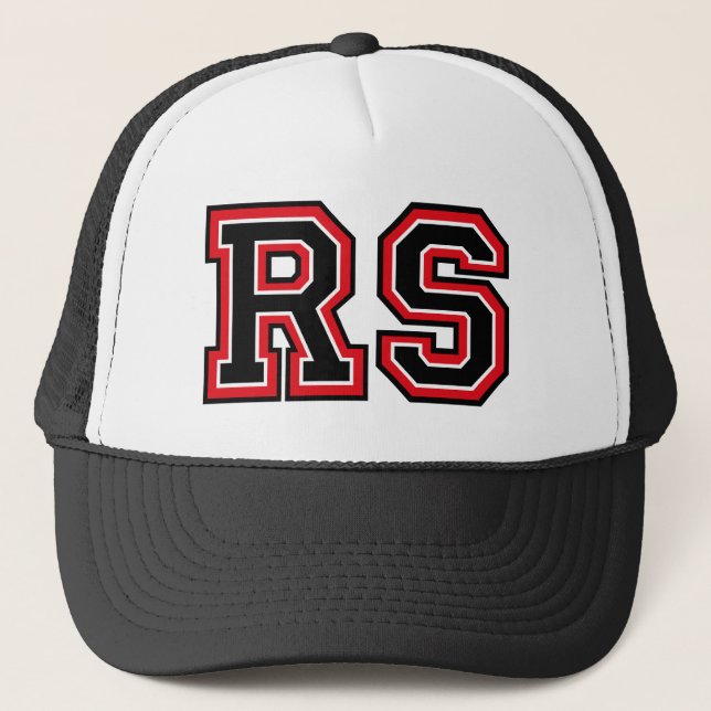 Monogram "RS" initialer Keps (Framsida)