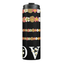 Monogram Rustic Daisy Blommigt Kärlek