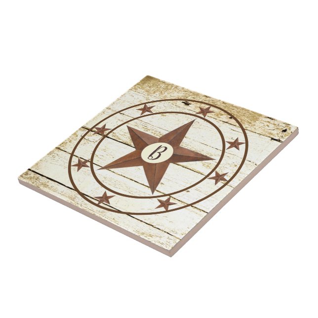 Monogram Rustic stjärnhjul keramiska plattor Kakelplatta (Sidan)
