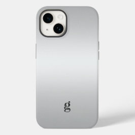 Monogram Rustic Teal Grått Anpassa Unisex