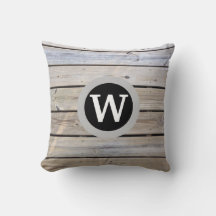 Monogram Rustic Wood Mönster