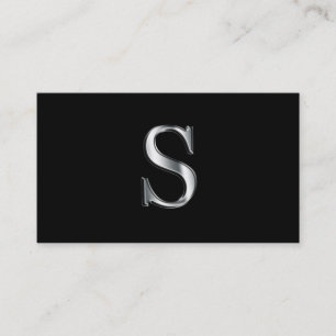 Monogram S-affärskort Visitkort