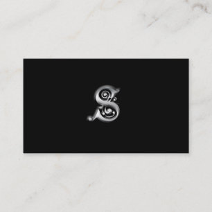 Monogram S-affärskort Visitkort