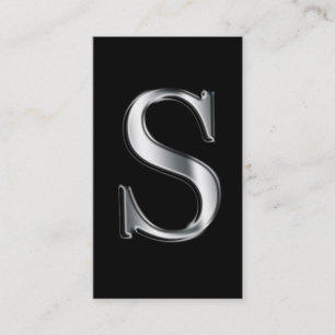 Monogram S-affärskort Visitkort