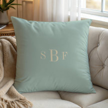 Monogram Safirgrön Boho Modern Jordton Dekor