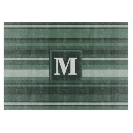 Monogram sage grönt rand