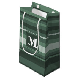 Monogram sage grönt rand