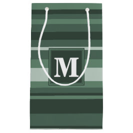 Monogram sage grönt rand