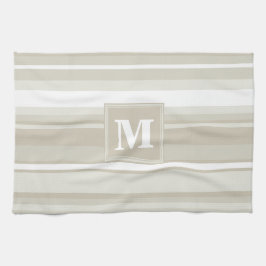 Monogram sandstone rand kökshandduk