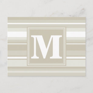 Monogram sandstone rand vykort