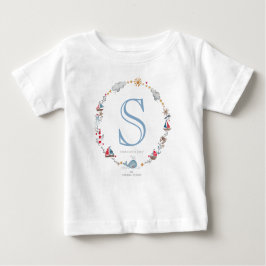 Monogram Sea Whale | Pojke | T-shirt
