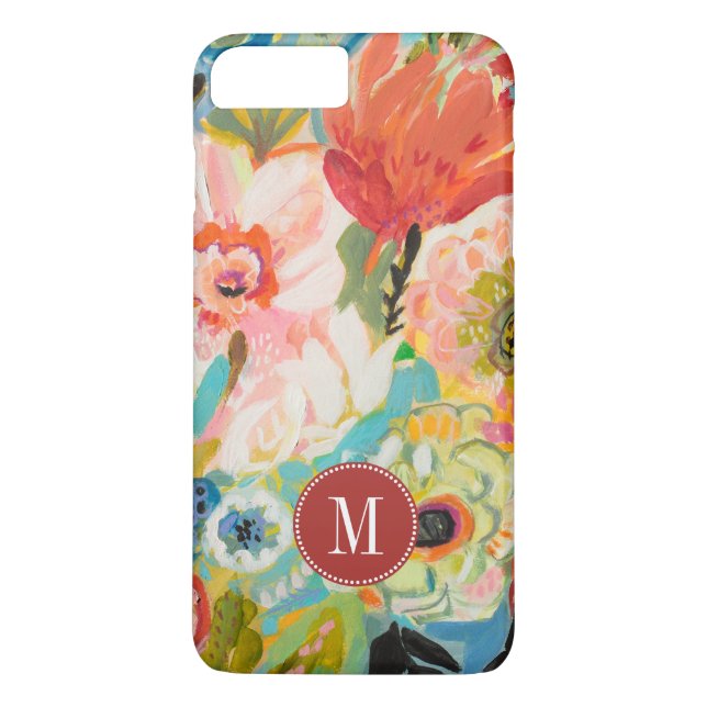 Monogram | Secret Garden Blommigt III Case-Mate iPhone Skal (Baksida)