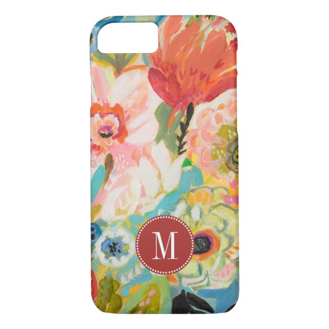 Monogram | Secret Garden Blommigt III Case-Mate iPhone Skal (Baksida)