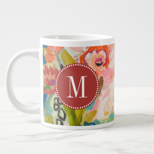 Monogram | Secret Garden Blommigt III Jumbo Mugg (Vänster)