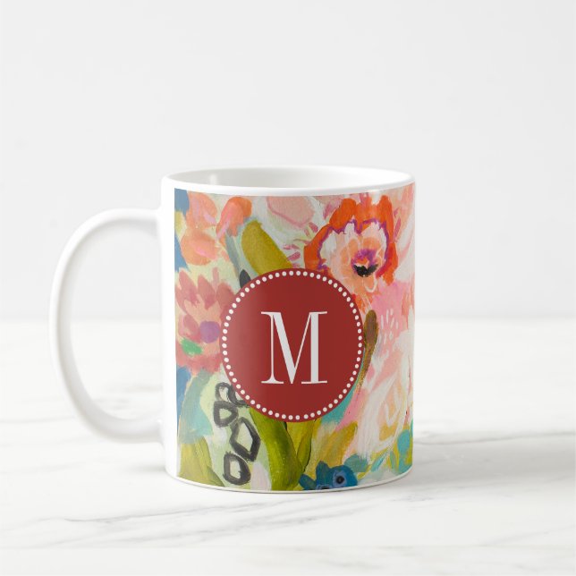 Monogram | Secret Garden Blommigt III Kaffemugg (Vänster)