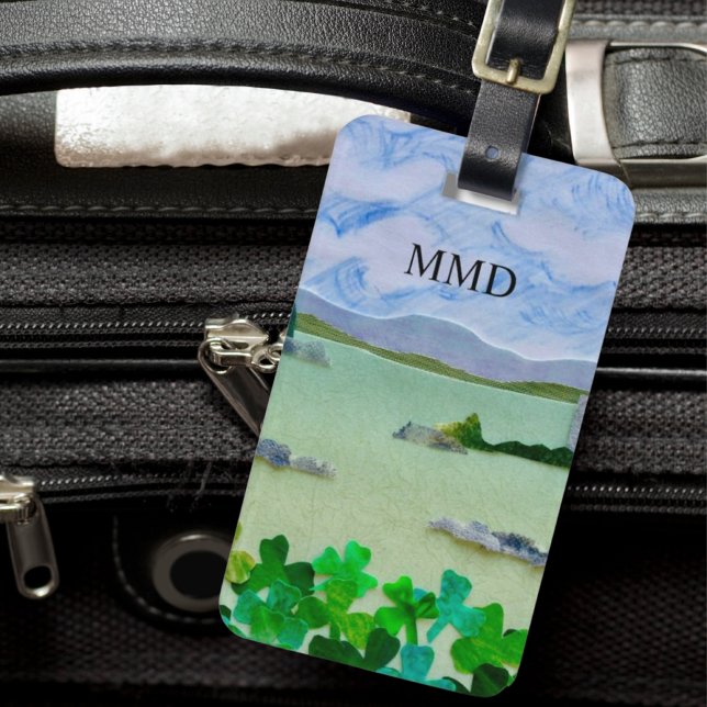 Monogram Shamrock Bagagebricka (Skapare uppladdad)