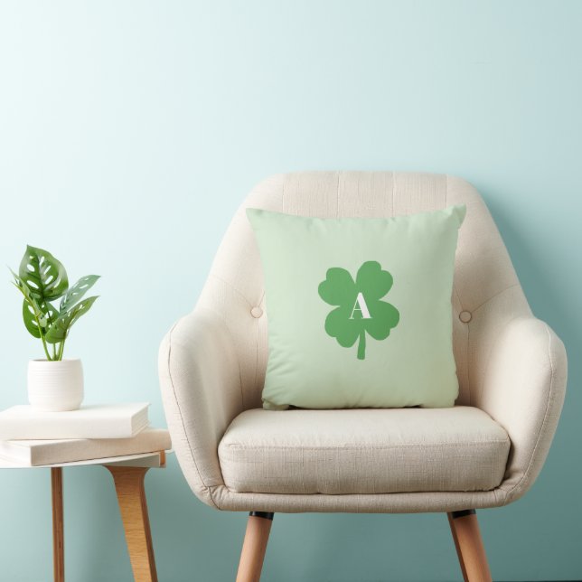 Monogram Shamrock Irish Kudde (Stol)