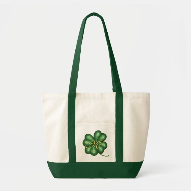 Monogram Shamrock Tygkasse (Framsidan)