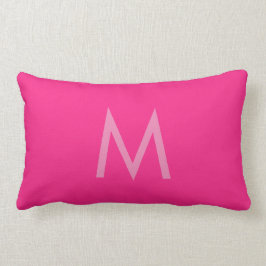 Monogram Shock rosa Dekorativ kudde