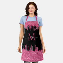 Monogram Shock rosa-droppning Glitter Black