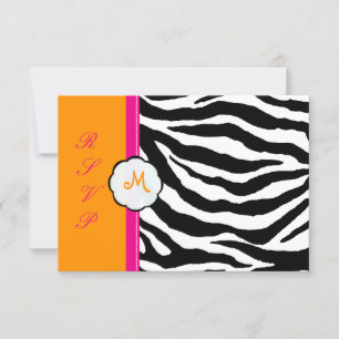 Monogram/Shock rosa/Orange/Zebra-OSA OSA Kort
