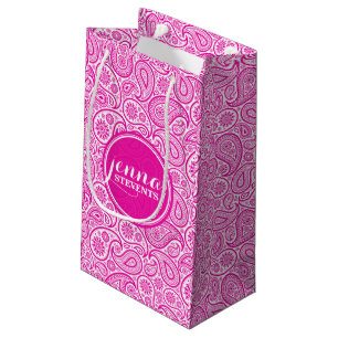 Monogram Shock rosa & vit Vintage Paisley