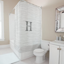 Monogram Shower Curtain HAMbyWG