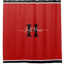 Monogram Shower Curtain HAMbyWG
