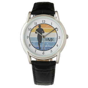 Monogram Silhouette Springer Retro Armbandsur