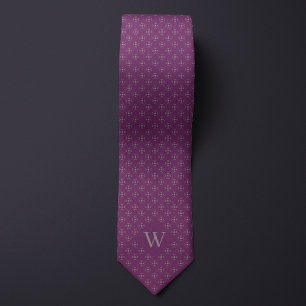 Monogram Silver Geometric Mönster Slips