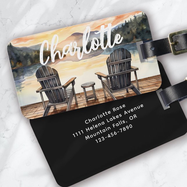 Monogram Sjö Travel Bagagebricka (Skapare uppladdad)