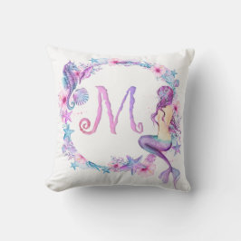 Monogram Sjöjungfru Pillow - M Kudde