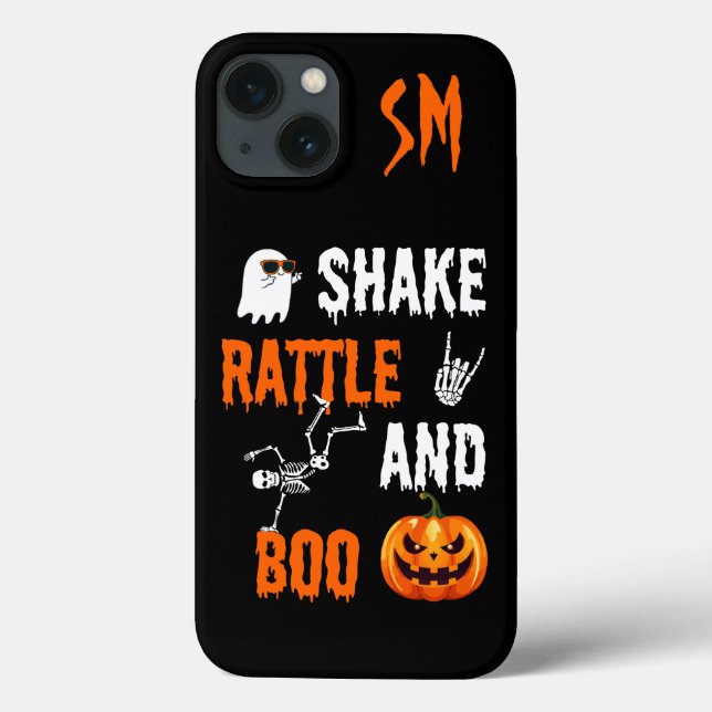 Monogram Skaka,Rassla,Boo Kul Skelett Halloween (Baksida)