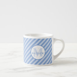 Monogram Small Mugg. Babyskor Gift Idea. Espressomugg