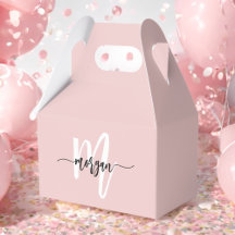 Monogram Snyggt Modern Rosa