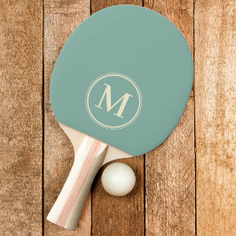 Monogram Solid Aqua Rev färg Pingisracket