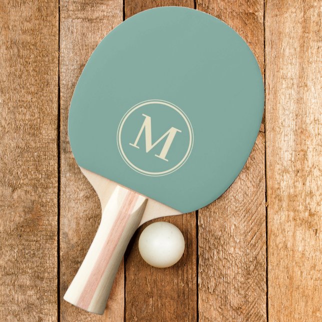 Monogram Solid Aqua Rev färg Pingisracket (Skapare uppladdad)