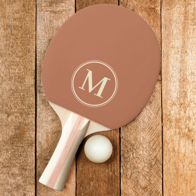 Monogram solid blekrosafärgad pingisracket (Skapare uppladdad)