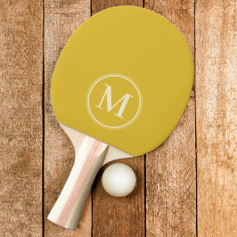 Monogram solid bränd citronfärg pingisracket