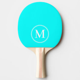 Monogram Solid Electric Retro Cyan Färg  Pingisracket