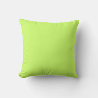 MONOGRAM solid mjuk pastellgrön kudde